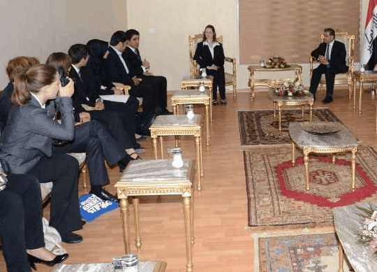 Reception for a German university delegation